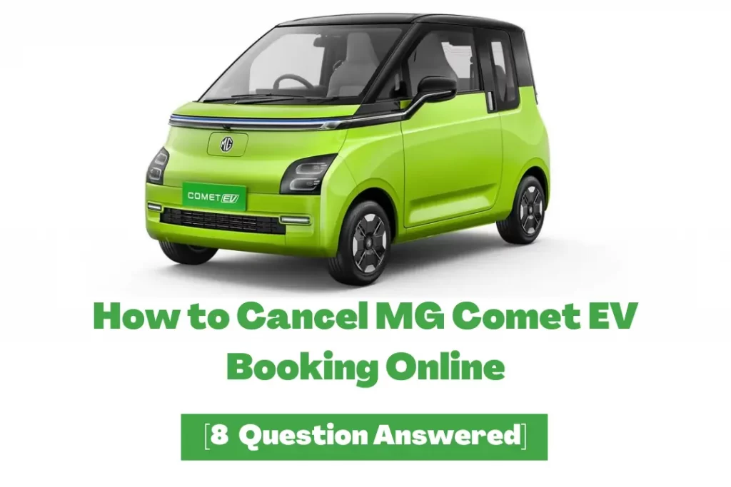 How to Cancel MG Comet EV booking online (1)