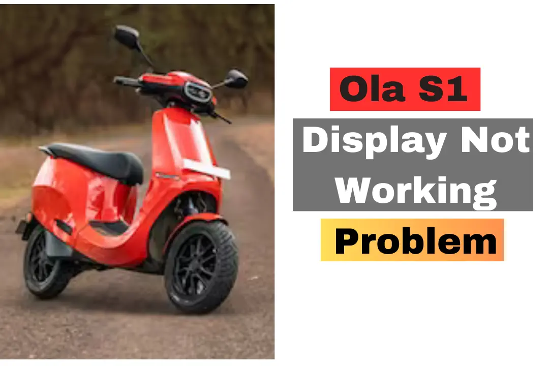 Ola S1 Display Not Working Problem