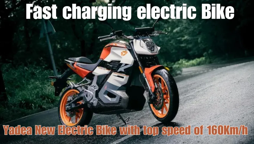 Yadea New Electric Bike with top speed of 160Kmh, Fast charging electric Bike