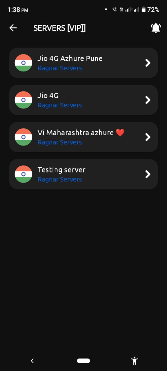 Selecting Server